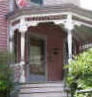 Picture of raspberry and lavender Queen Anne porch