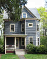 Picture of grey and cream Victorian home