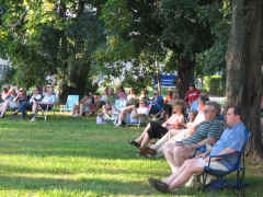 Picture of the crowd enjoying the concert