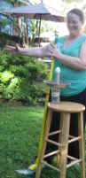 Doing the famous egg trick